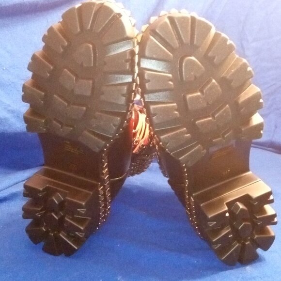 BIG STEPPIN  STUDDED CHUNKY HEEL BOOT ( BRAND NEW !!!!!!!!!!!! ) - Picture 8 of 8